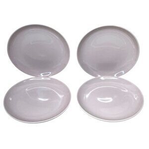 4 Russel Wright Iroquois Casual China Pink Bread & Butter Plates 6 1/4" USA